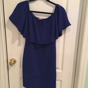 Royal blue dress